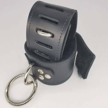 Wrist + Ankle Restraints With Hasp Clasp